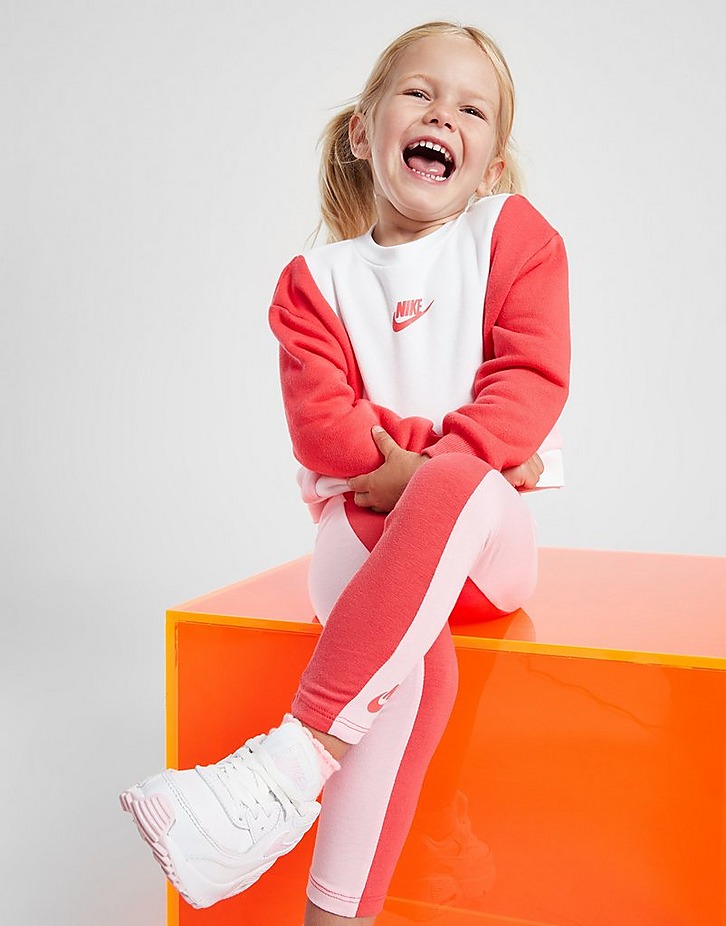 Nike Girls' Colour Block Tracksuit Infant